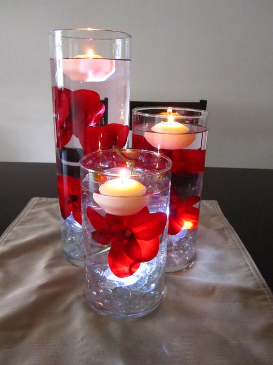 50+ Romantic DIY Floating Candles Crafts Ideas